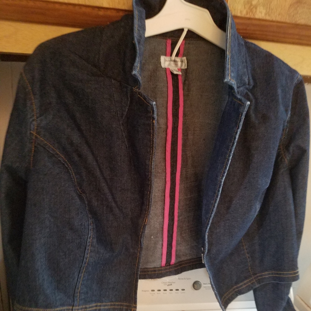 Isaac Mizrahi Denim Jacket Blue XL
